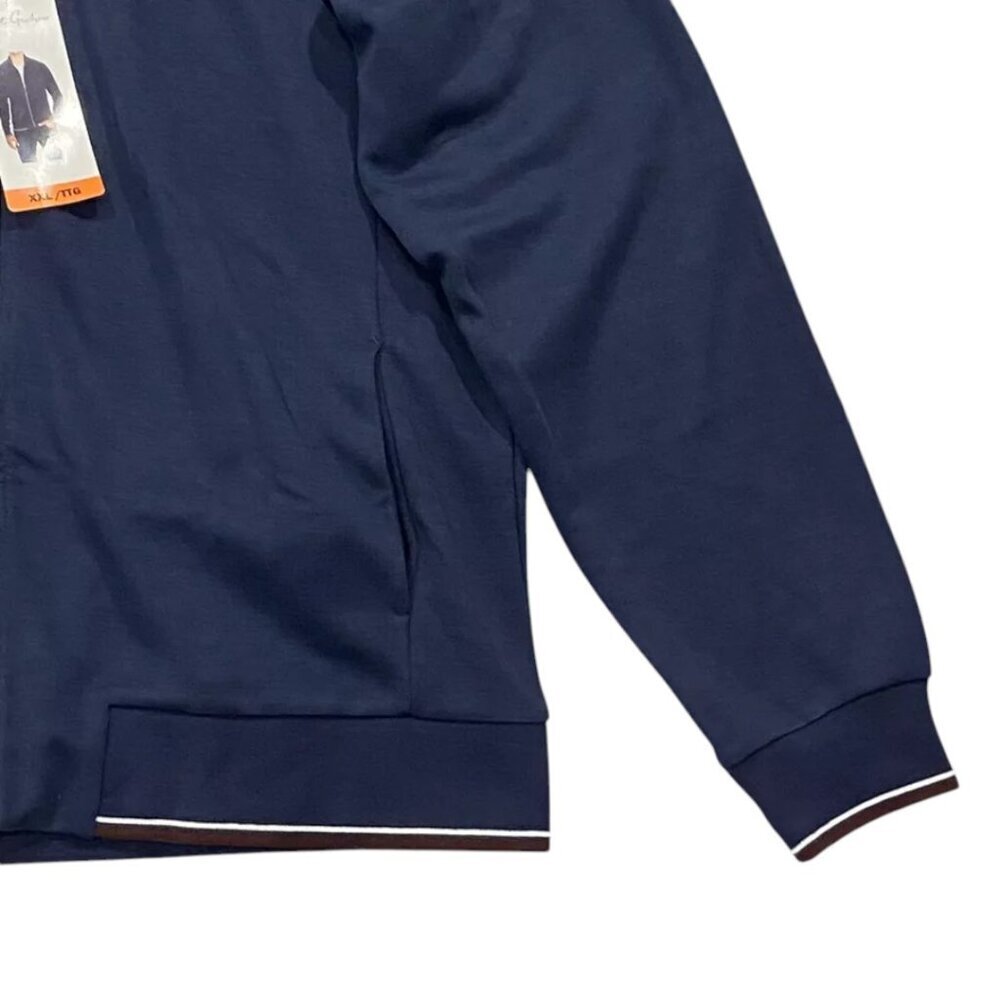 NEW Robert Graham Deluxe Knit Lightweight Jacket | Navy - Picture 6 of 13